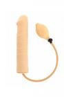 Nafukovací dildo v tělové barvě