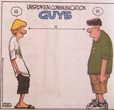 Neverbální komunikace muži